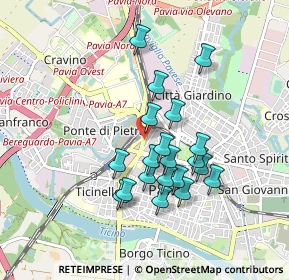 Mappa Via Damiano Chiesa, 27100 Pavia PV, Italia (0.768)