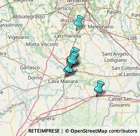 Mappa Via Damiano Chiesa, 27100 Pavia PV, Italia (6.26545)