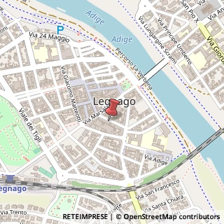 Mappa Via Bezzecca, 20, 37045 Legnago, Verona (Veneto)