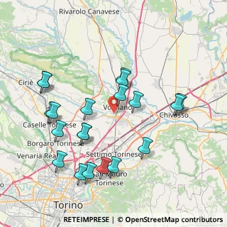 Mappa Via S. Grato, 10088 Volpiano TO, Italia (8.3015)