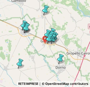 Mappa Via Alagna, 27026 Garlasco PV, Italia (2.79)