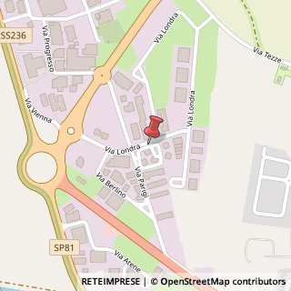 Mappa Via Londra, 12, 46047 Porto Mantovano, Mantova (Lombardia)