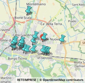 Mappa Via Solferino, 27100 Pavia PV, Italia (1.917)