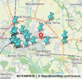 Mappa Via Solferino, 27100 Pavia PV, Italia (2.125)