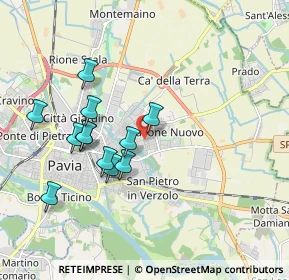 Mappa Via Solferino, 27100 Pavia PV, Italia (1.74583)
