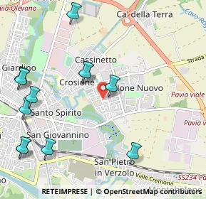 Mappa Via Solferino, 27100 Pavia PV, Italia (1.30583)