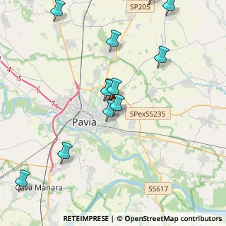 Mappa Via Torino, 27100 Pavia PV, Italia (4.49917)