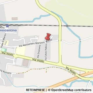 Mappa Via Manzoni, 50, 13044 Crescentino, Vercelli (Piemonte)