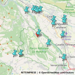 Mappa Strada Provinciale 1 delle Valli di Lanzo, 10070 Druento TO, Italia (5.42625)