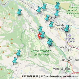 Mappa Strada Provinciale 1 delle Valli di Lanzo, 10070 Druento TO, Italia (4.90625)