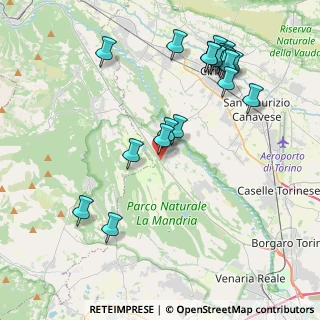 Mappa Strada Provinciale 1 delle Valli di Lanzo, 10070 Druento TO, Italia (4.526)
