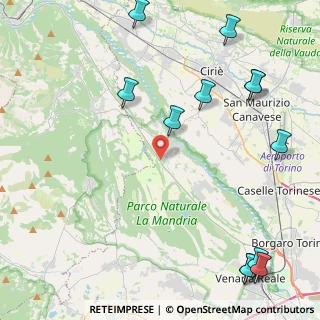 Mappa SP 1 delle Valli di Lanzo, 10070 Durinera , Italia (6.07667)