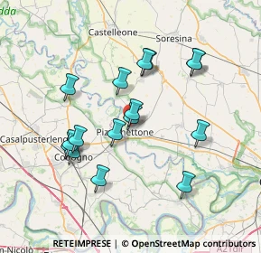 Mappa Via Medaglie D'Oro, 26026 Pizzighettone CR, Italia (6.79625)