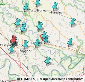 Mappa Via Medaglie D'Oro, 26026 Pizzighettone CR, Italia (8.6535)