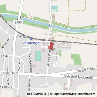 Mappa Via Aldo Moro, 11, 10038 Verolengo, Torino (Piemonte)