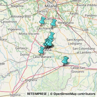 Mappa Via Candio, 27100 Pavia PV, Italia (6.33357)