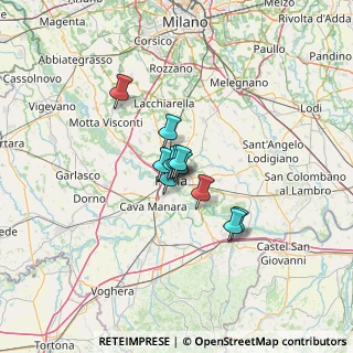 Mappa Via Candio, 27100 Pavia PV, Italia (7.09273)