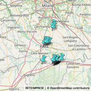 Mappa Via Candio, 27100 Pavia PV, Italia (12.48842)