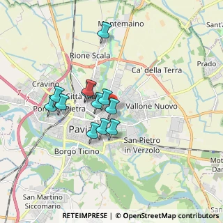 Mappa Via Luigi Brusaioli, 27100 Pavia PV, Italia (1.40333)
