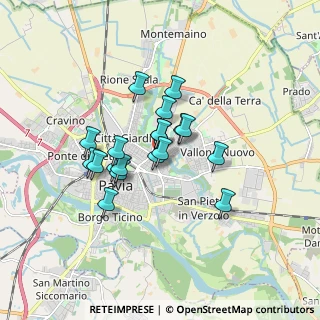 Mappa Via Candio, 27100 Pavia PV, Italia (1.26158)