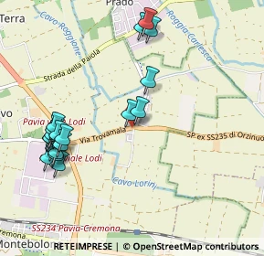 Mappa Via trovamala, 27100 Pavia PV, Italia (1.118)