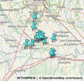 Mappa Via trovamala, 27100 Pavia PV, Italia (7.94143)