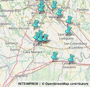 Mappa Via trovamala, 27100 Pavia PV, Italia (13.71071)