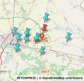 Mappa Via trovamala, 27100 Pavia PV, Italia (3.28818)