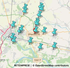 Mappa Via trovamala, 27100 Pavia PV, Italia (3.80889)