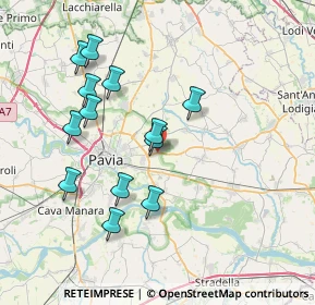 Mappa Via trovamala, 27100 Pavia PV, Italia (7.24846)