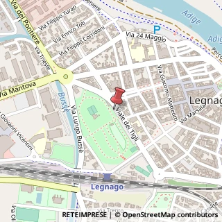 Mappa Viale dei Tigli, 56, 37045 Legnago, Verona (Veneto)