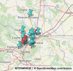 Mappa Via Brandizzo, 10088 Brandizzo TO, Italia (11.00267)