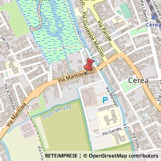 Mappa Via Mantova, 29, 37053 Cerea, Verona (Veneto)