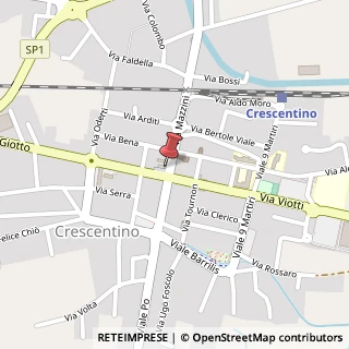 Mappa Via Caretto Aminto, 6, 13044 Crescentino, Vercelli (Piemonte)