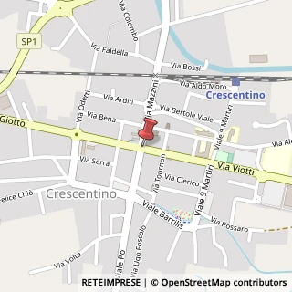 Mappa Corso roma 79, 13044 Crescentino, Vercelli (Piemonte)