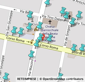 Mappa Via Mazzini, 13044 Crescentino VC, Italia (0.0845)