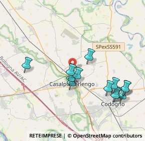 Mappa Via Lever Gibbs, 26841 Casalpusterlengo LO, Italia (4.01231)