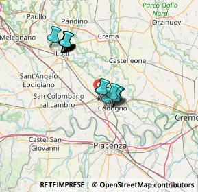 Mappa Via Lever Gibbs, 26841 Casalpusterlengo LO, Italia (12.4885)