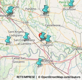 Mappa Via Lever Gibbs, 26841 Casalpusterlengo LO, Italia (18.10455)