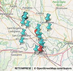 Mappa Via Lever Gibbs, 26841 Casalpusterlengo LO, Italia (12.705)