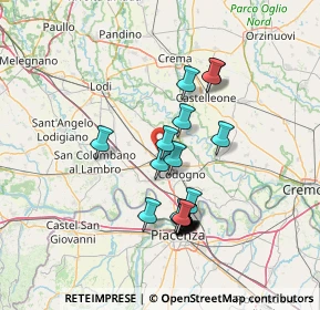 Mappa Via Lever Gibbs, 26841 Casalpusterlengo LO, Italia (12.716)