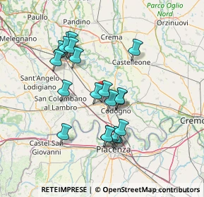 Mappa Via Lever Gibbs, 26841 Casalpusterlengo LO, Italia (12.936)