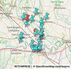 Mappa Via Lever Gibbs, 26841 Casalpusterlengo LO, Italia (11.4445)