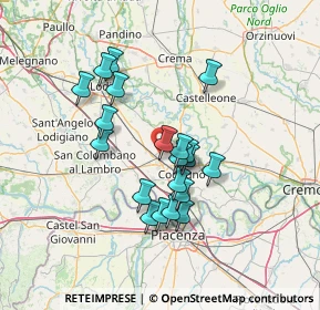 Mappa Via Lever Gibbs, 26841 Casalpusterlengo LO, Italia (11.6755)