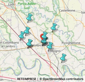 Mappa Via Lever Gibbs, 26841 Casalpusterlengo LO, Italia (5.04417)