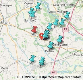 Mappa Via Galvani, 27026 Garlasco PV, Italia (6.148)