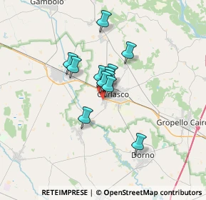 Mappa Via Galvani, 27026 Garlasco PV, Italia (2.17)