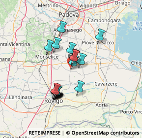 Mappa Via Giuseppe Mazzini, 35023 Bagnoli di Sopra PD, Italia (11.615)