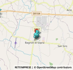 Mappa Via Giuseppe Mazzini, 35023 Bagnoli di Sopra PD, Italia (3.30077)