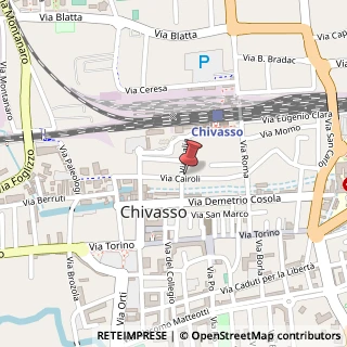 Mappa Via Italia, 10, 10034 Chivasso, Torino (Piemonte)